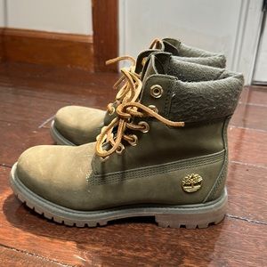 Olive Green Timberlands